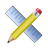 Pencil And Ruler Icon 48x48 png
